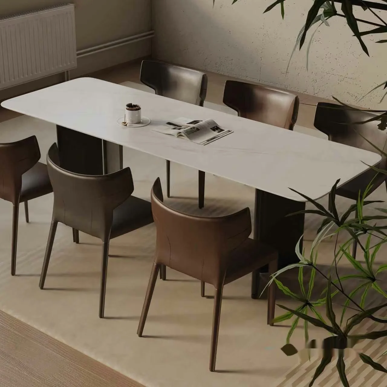Modern Dining Table 3D Model – 23129 – VRAY Render
