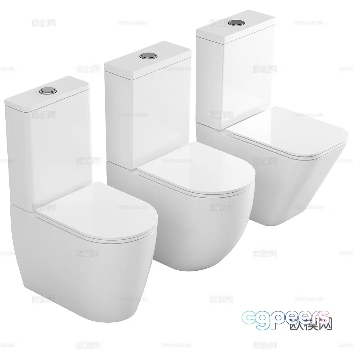 toilet 3d model