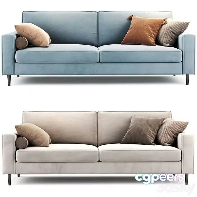 3ds Max Free – Sofa DISENT from Divan.ru