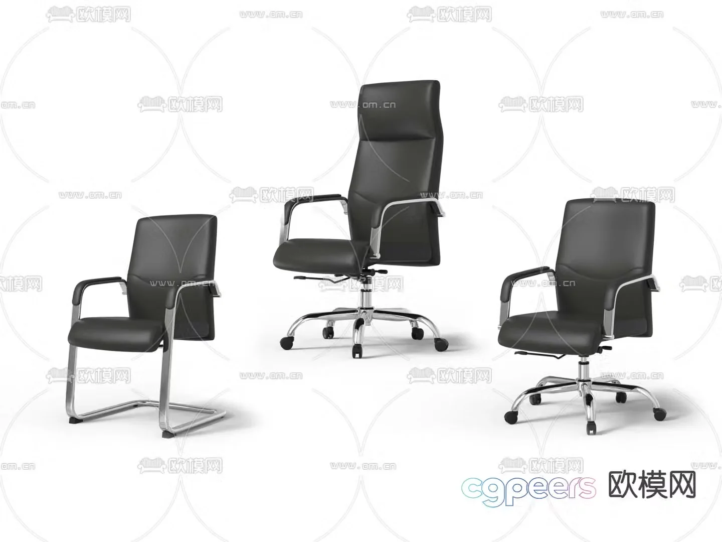 Office chair executive chair 3d model