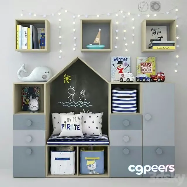 3ds Max Free – Children’s furniture and accessories 21
