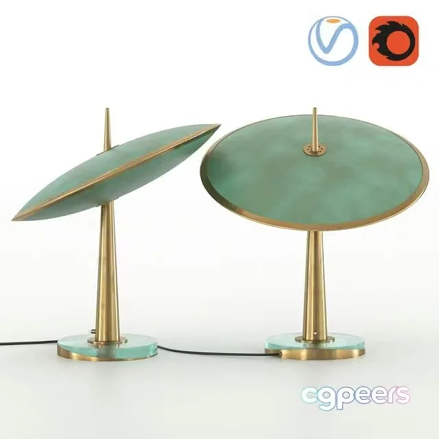 3ds Max Free – Max Ingrand Fontana Arte Disco Table Lamp