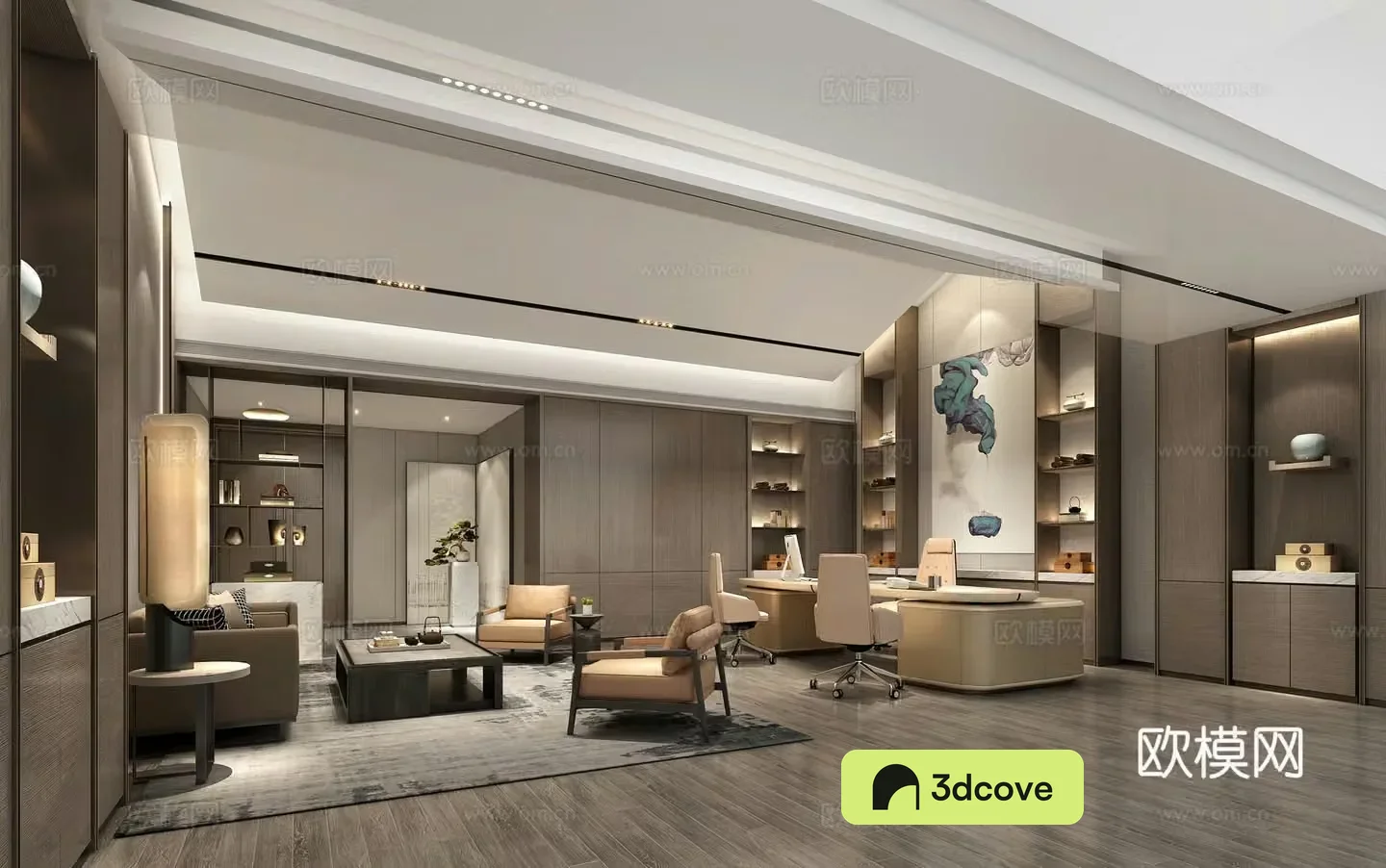 Modern leadership office manager office