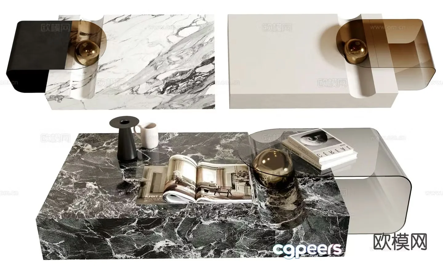 3D model of mother-in-law coffee table