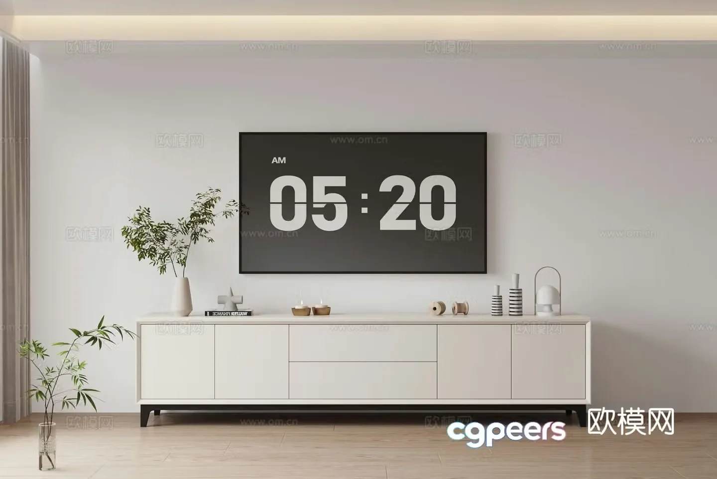 Modern TV cabinet 3d model