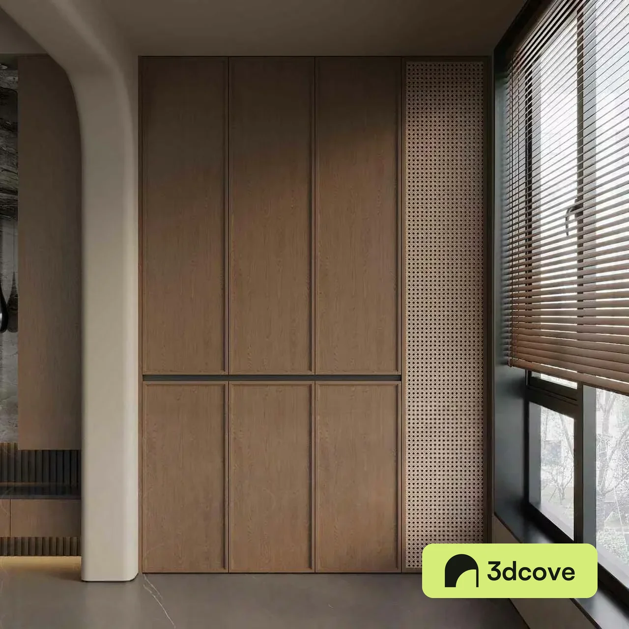 Modern Wooden Closet