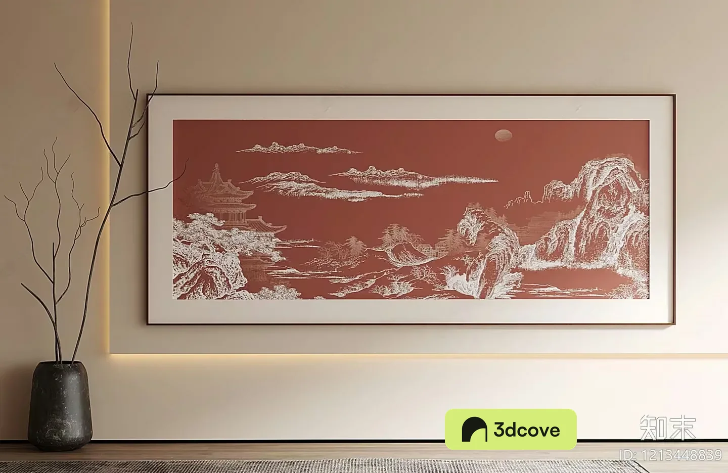 A Serene Asian-Style Painting