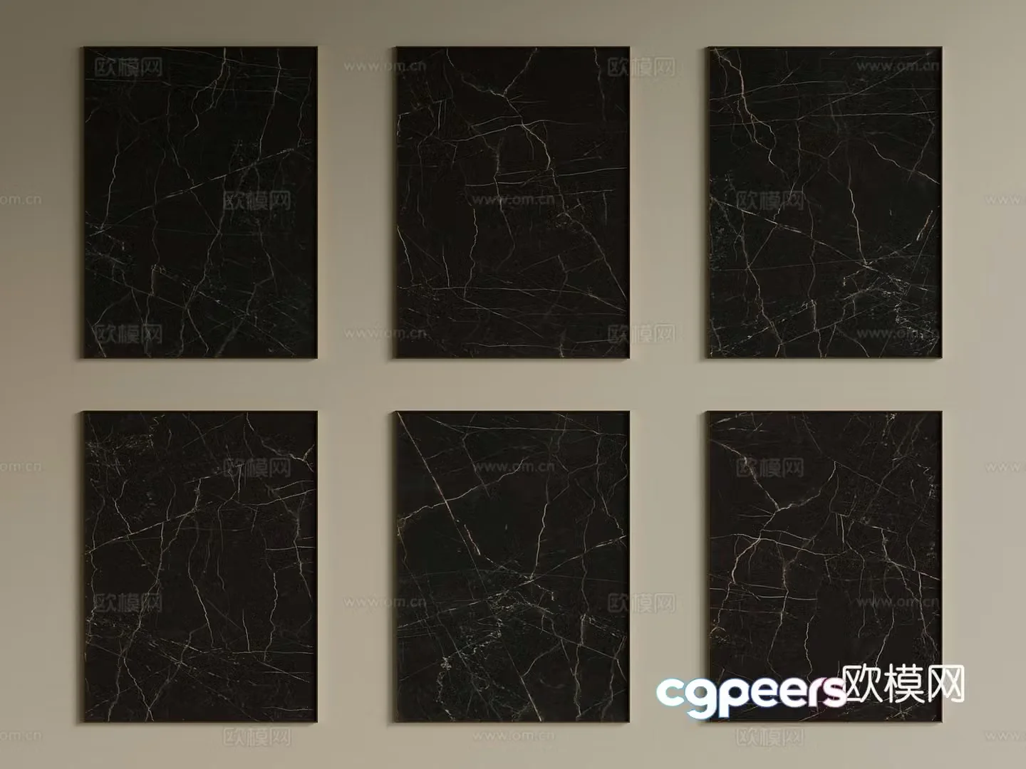 Stone stone slab marble pu stone quartz stone black stone 3d model