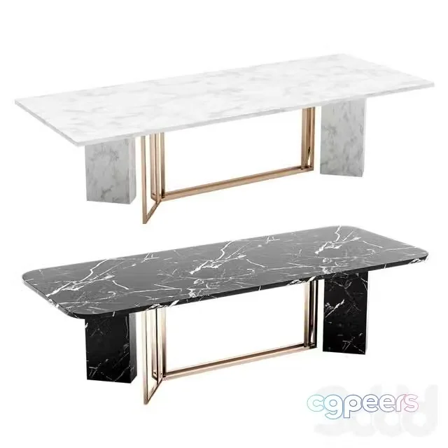 3ds Max Free – Meridiani Plinto Y2W Dining Table