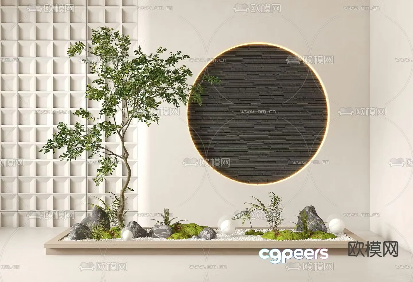 Landscape sketch landscape landscaping 3d model