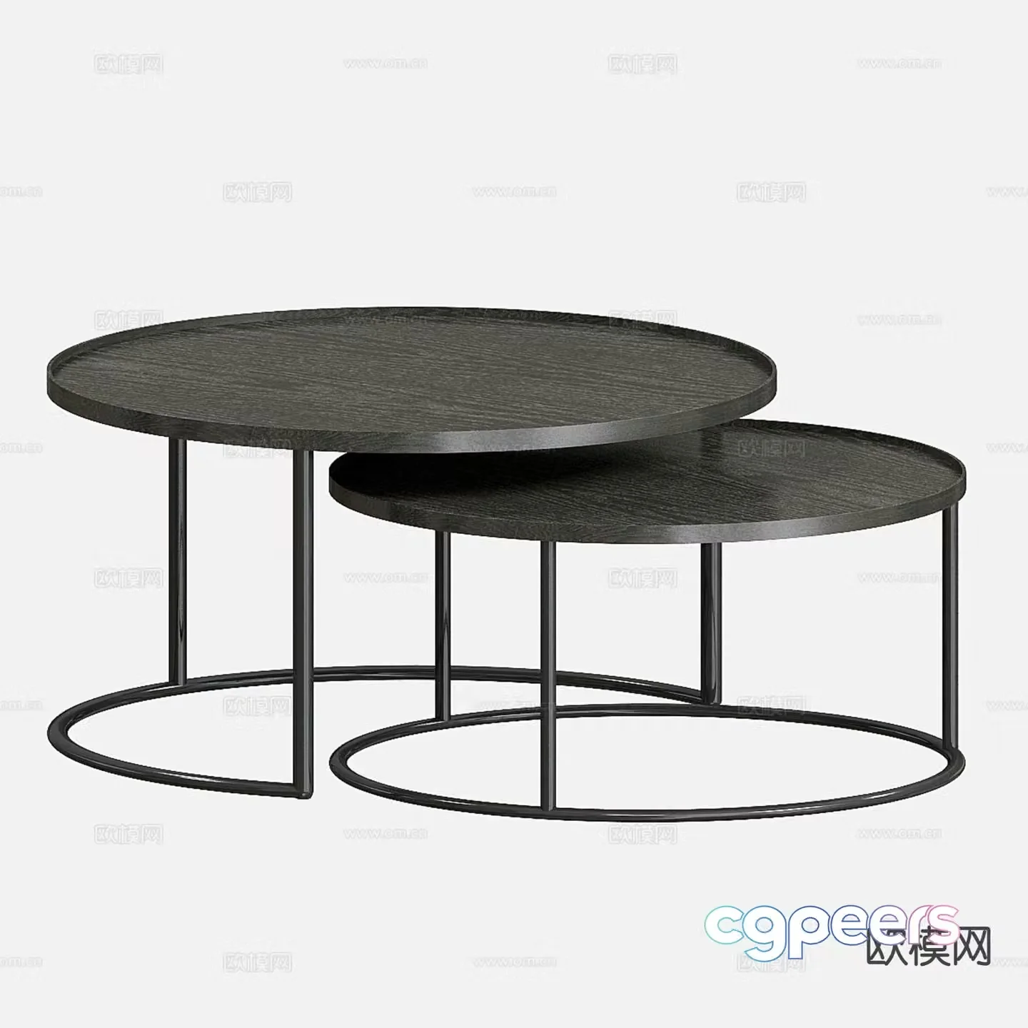 Simple coffee table mother-in-law coffee table 3d model