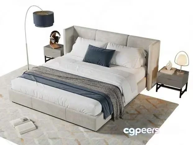 Cozy Bedroom 3D Model – 16287 – VRAY Render