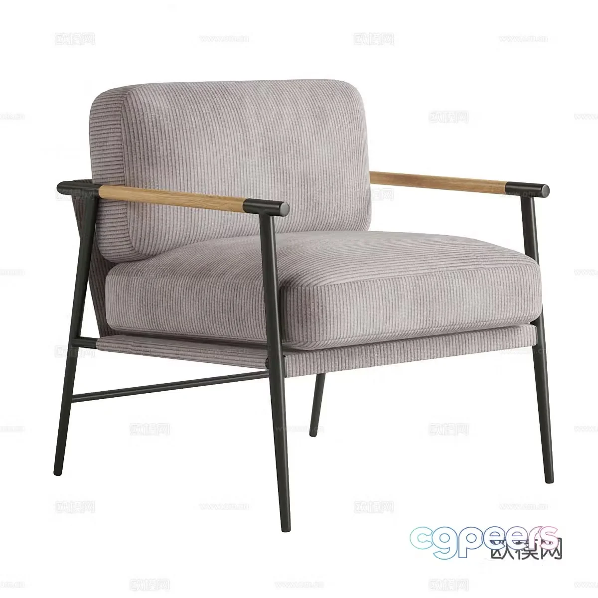 Modern chair leisure chair 3d model