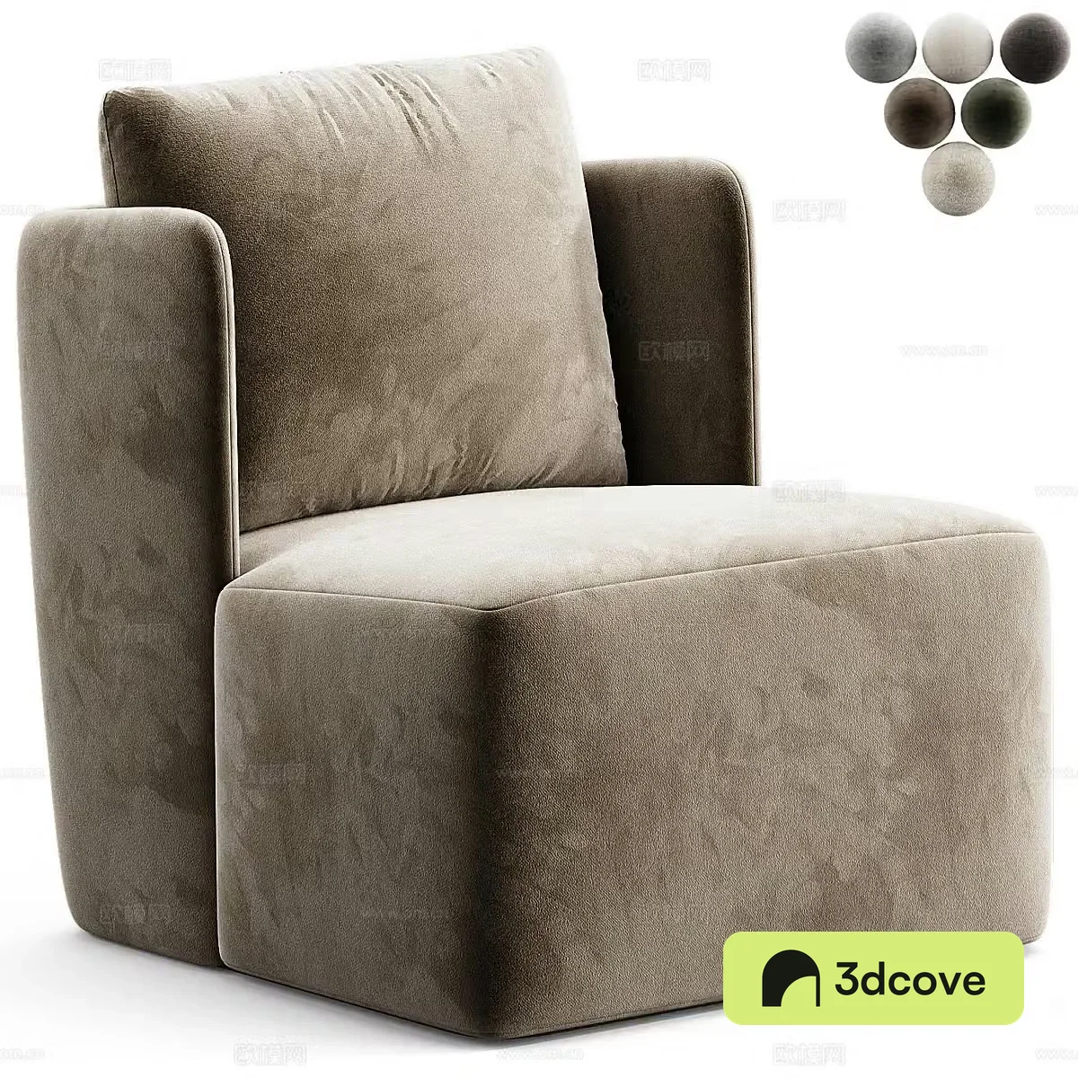 Modern Italian KEETON FIT sofa chair