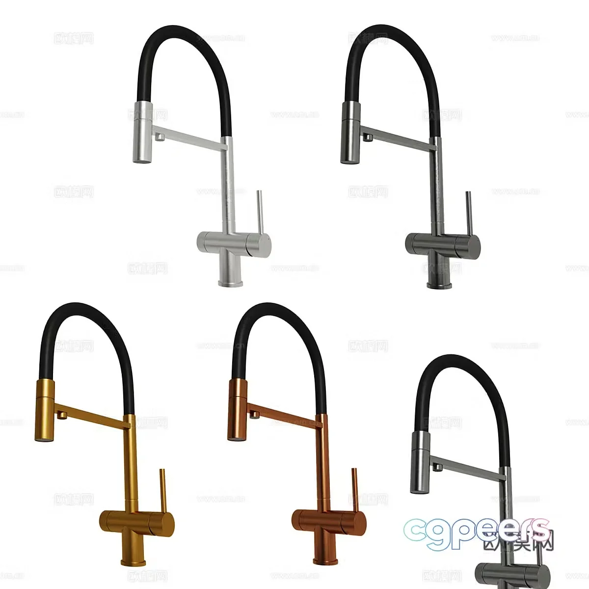 Modern simple faucet faucet simple faucet 3d model