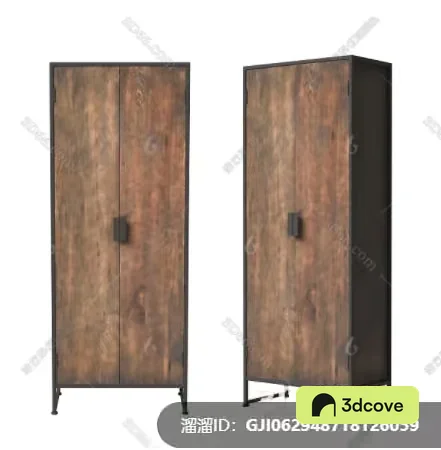Two Wooden Cabinets