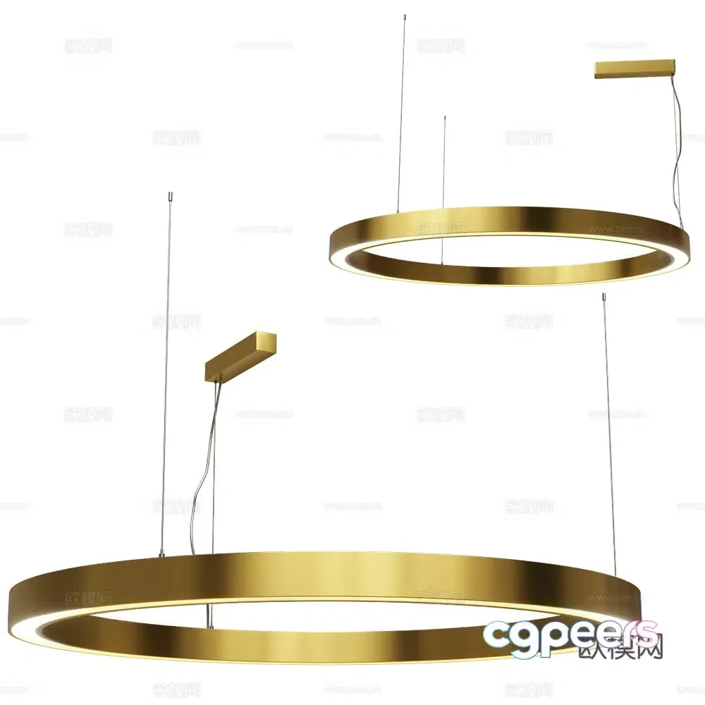 Artlight chandelier 3d model