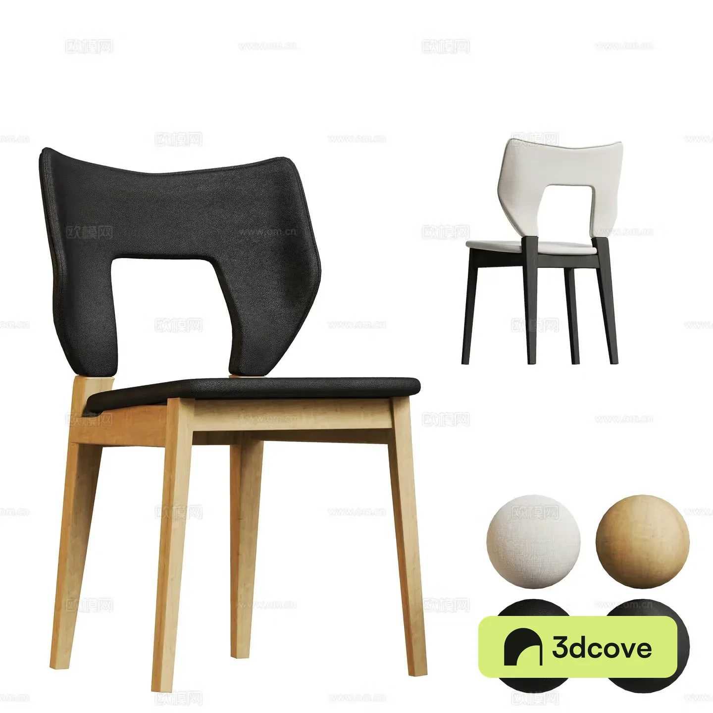 Modern dining chair single chair