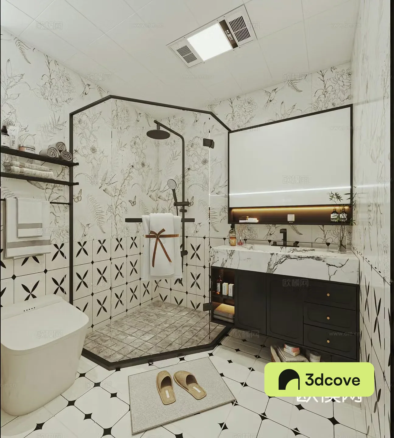 Retro bathroom