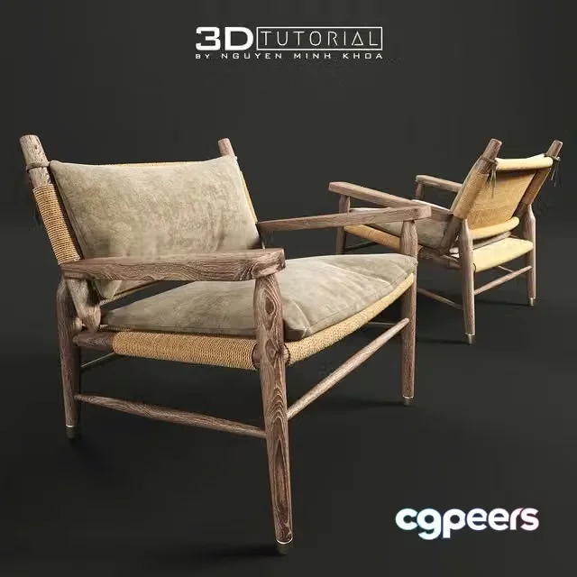 3ds Max Free – Rope Chair