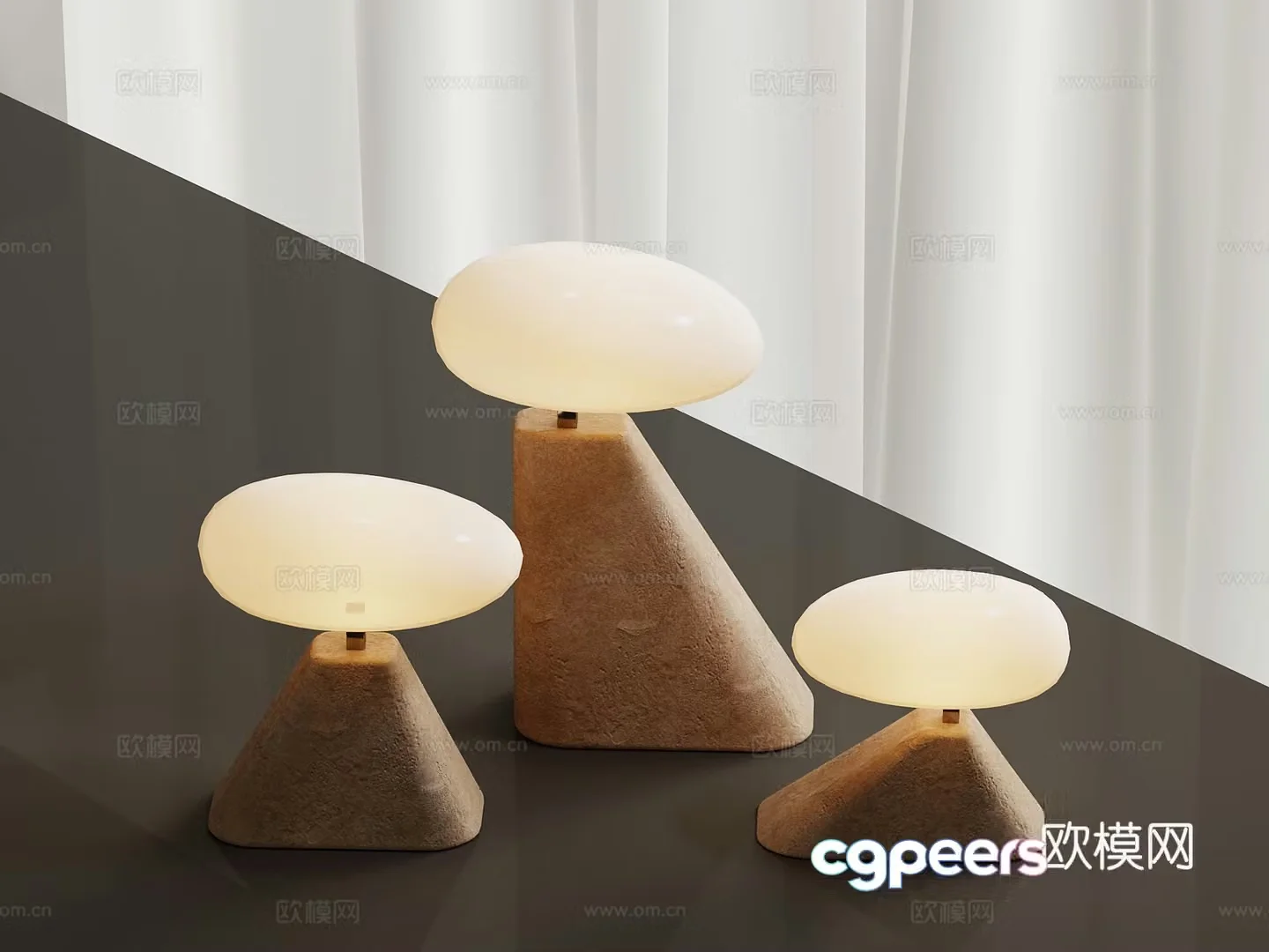 Modern Wasabi Decorative Light Bedside Light 3D Model