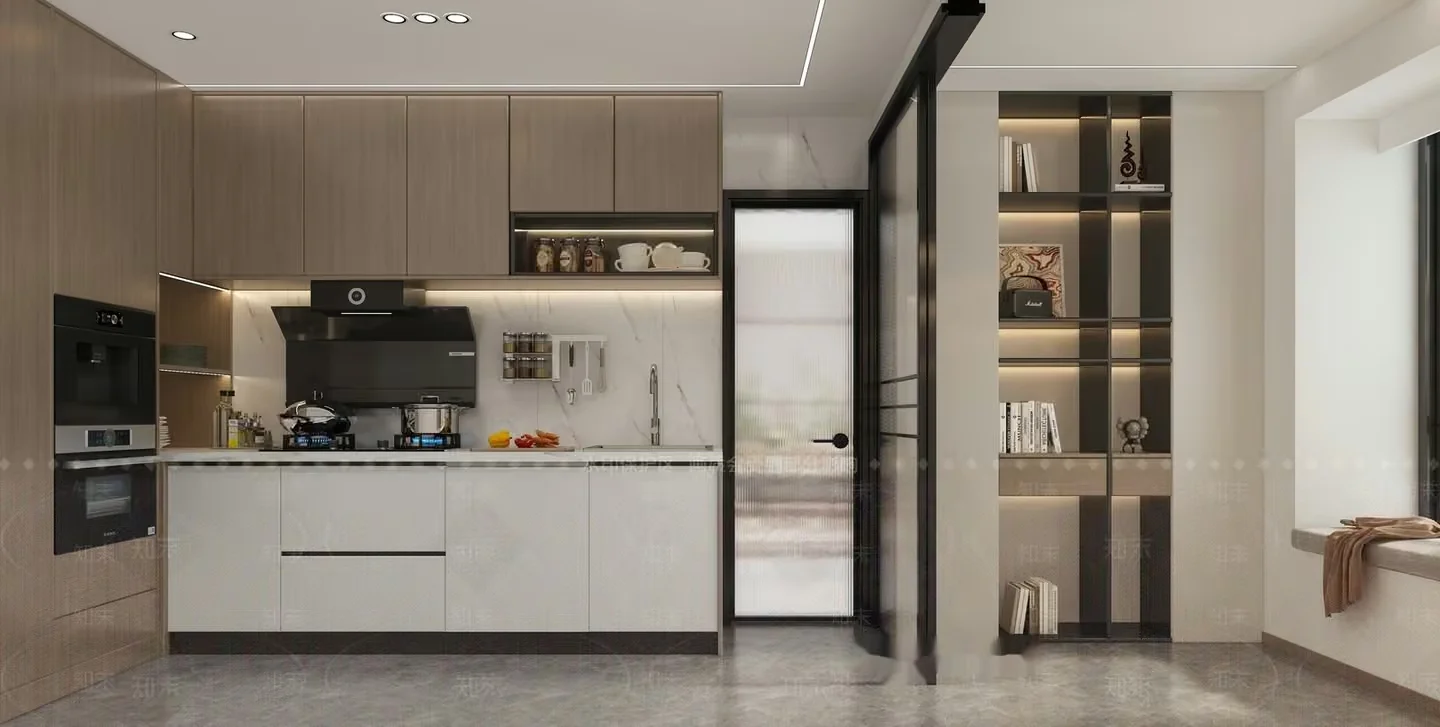 Modern Kitchen 3D Model – 8356 – VRAY Render