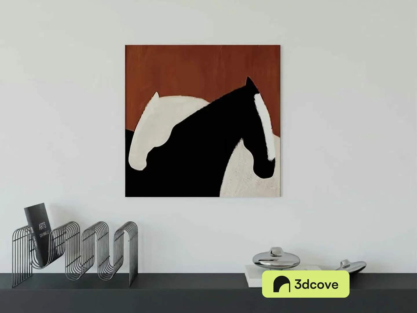 Abstract Horse Painting