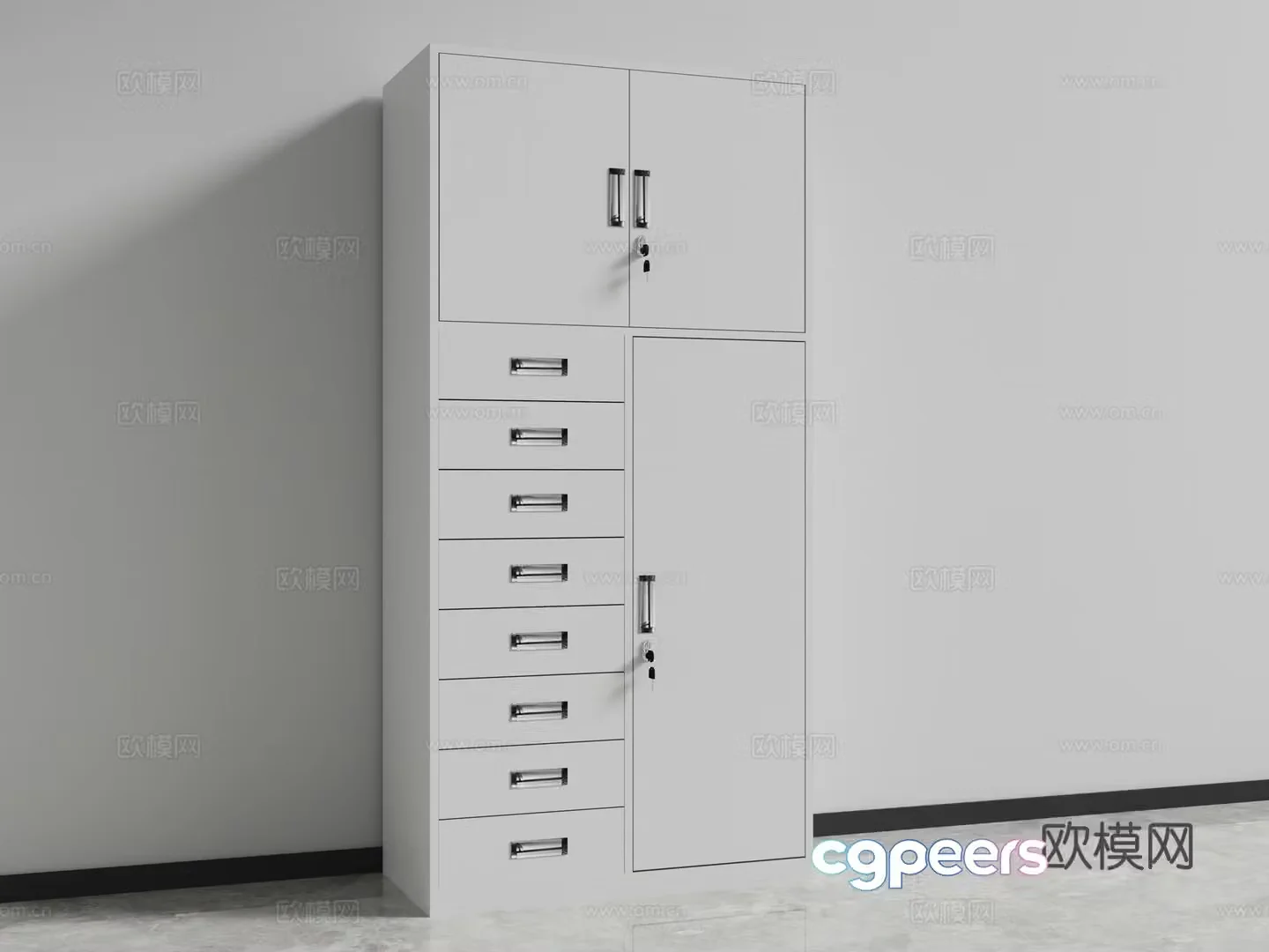 File cabinet filing cabinet information cabinet 3d model