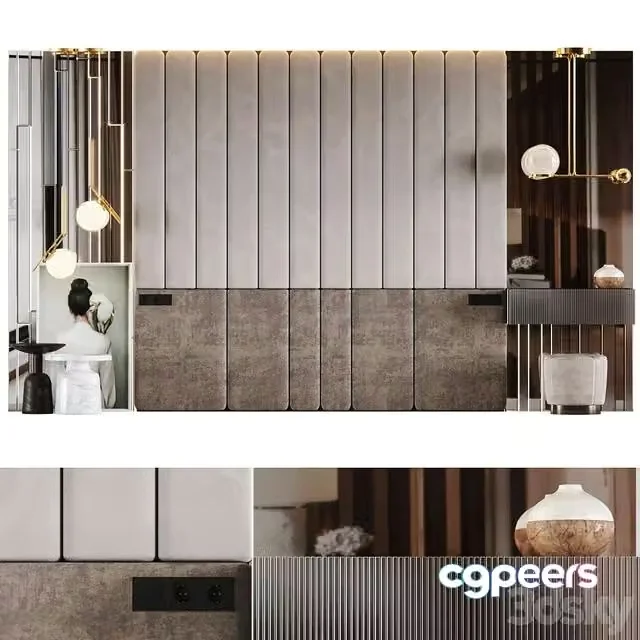 3ds Max Free – Soft headboard