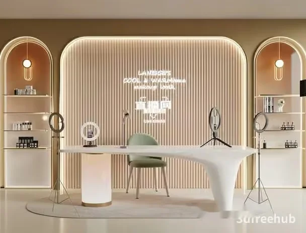 Modern Home Office Setup 3D Model – 20263 – VRAY Render