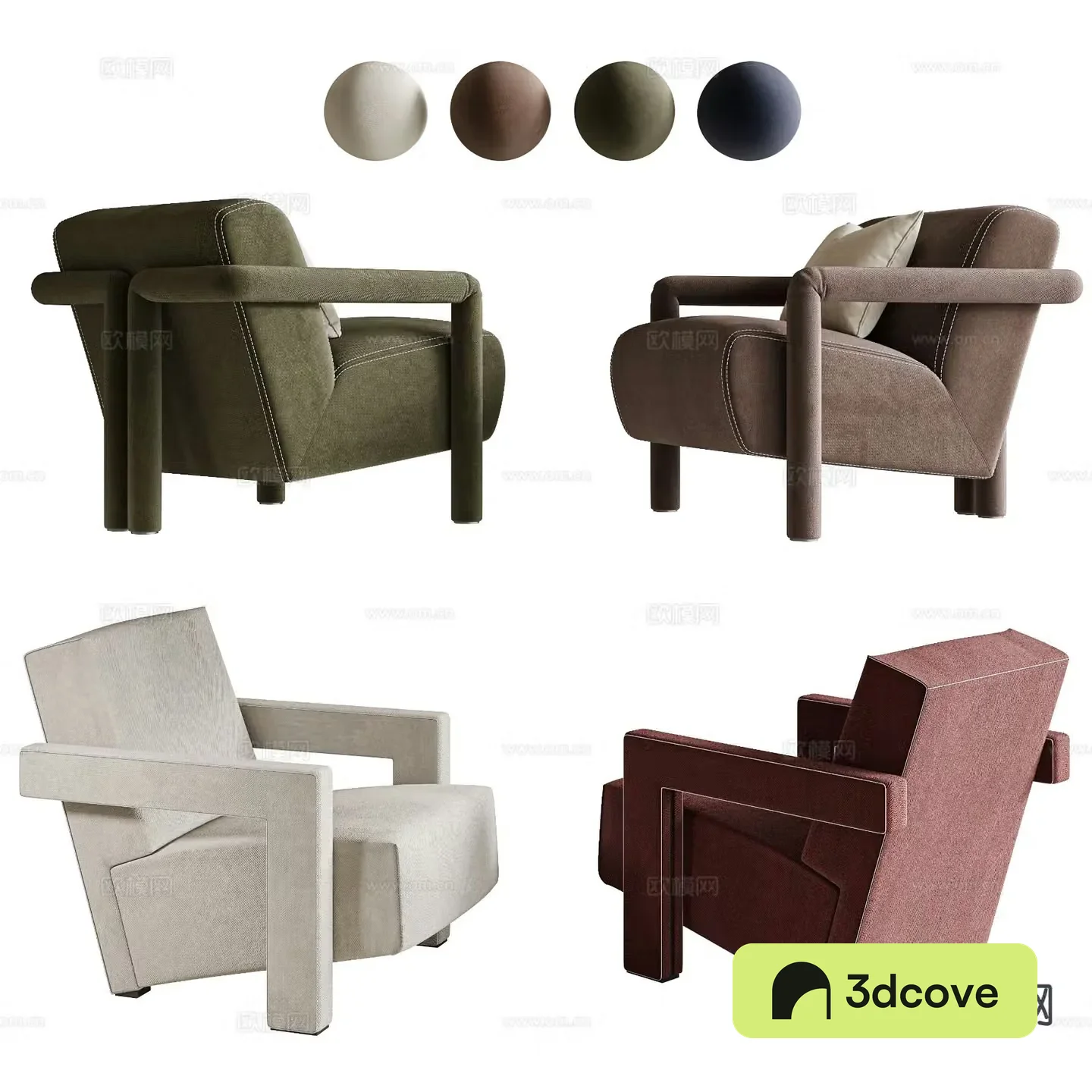 Modern chair sofa chair leisure chair