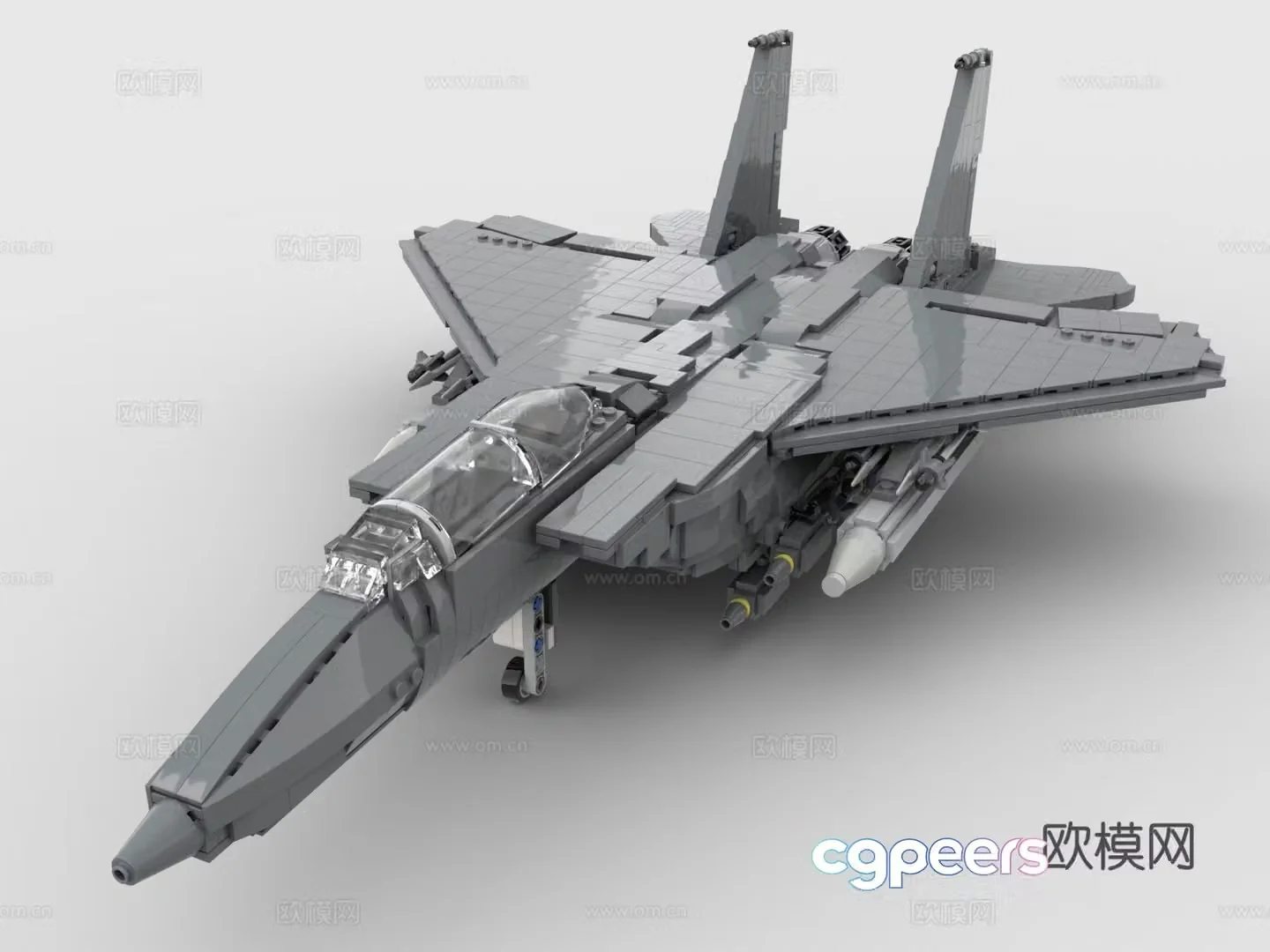 LEGO LEGO toys building block aircraft F15 fighter 3d model
