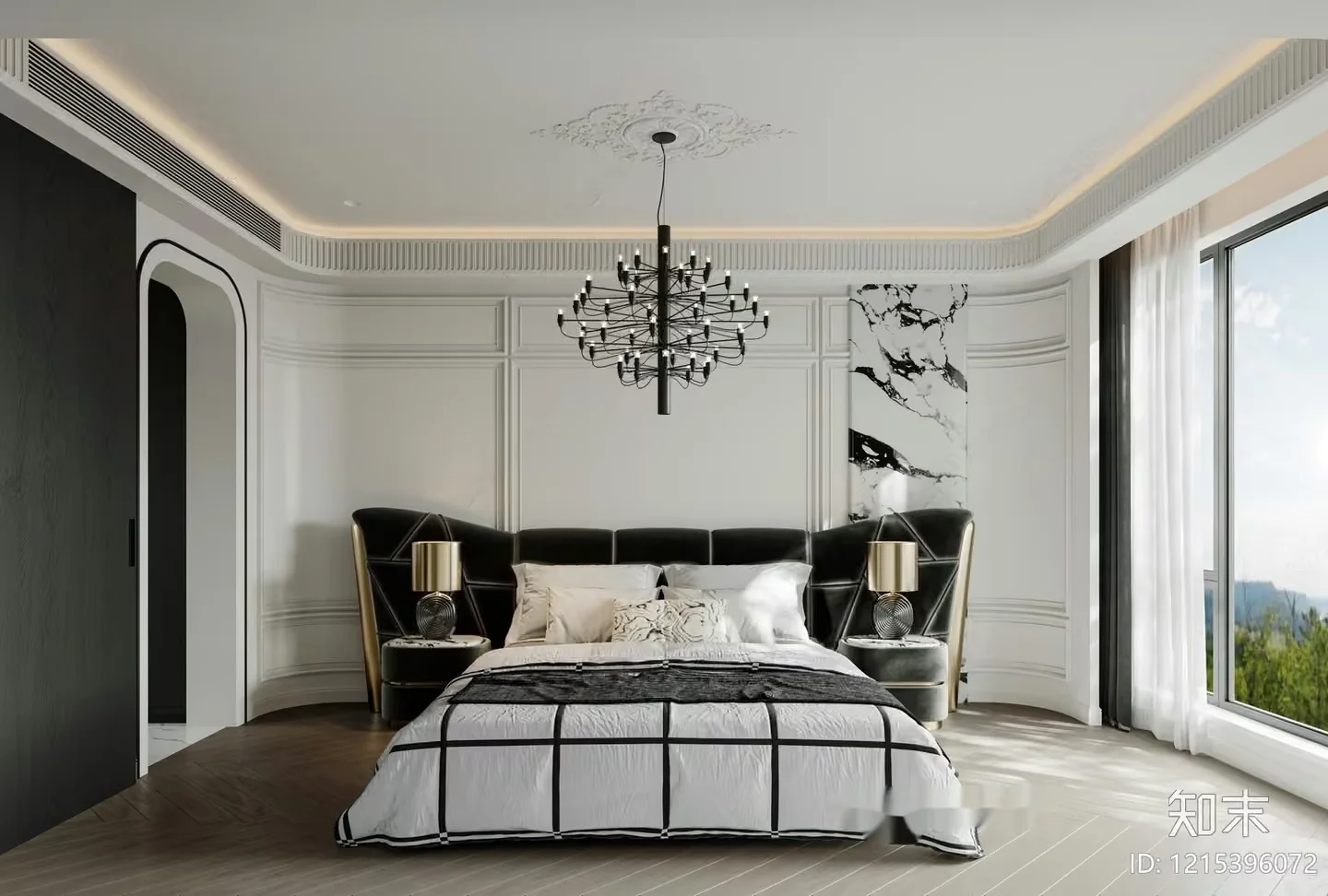 Cozy Bedroom 3D Model – 13909 – VRAY Render