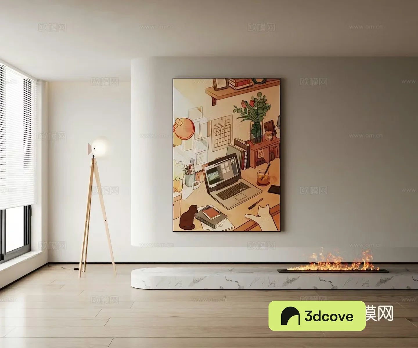 Modern decorative painting