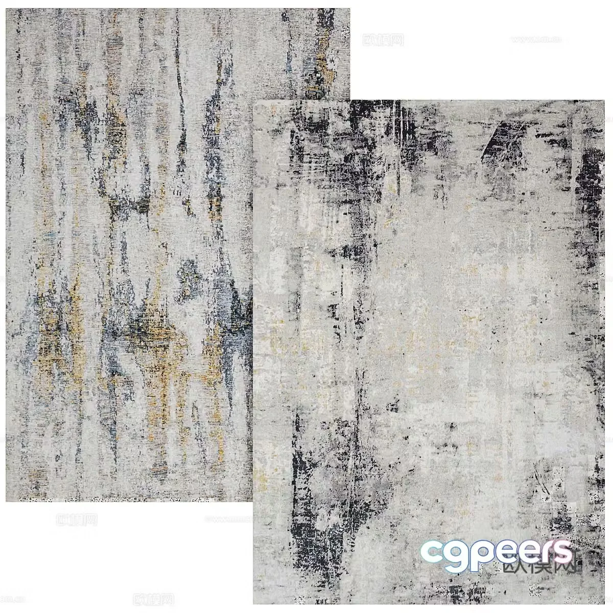 New Chinese style fabric carpet 3D model