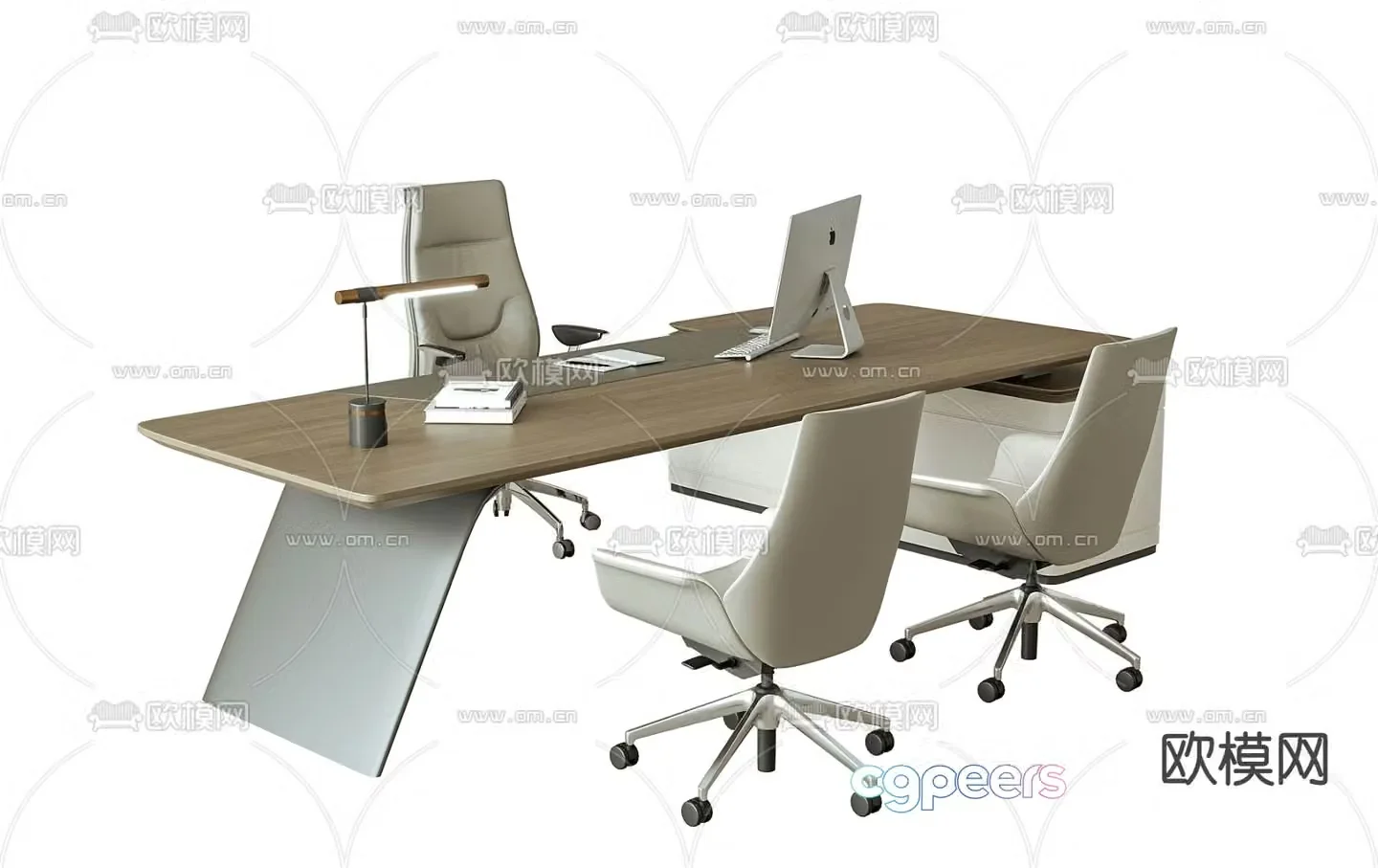 Boss desk desk desk desk 3d model