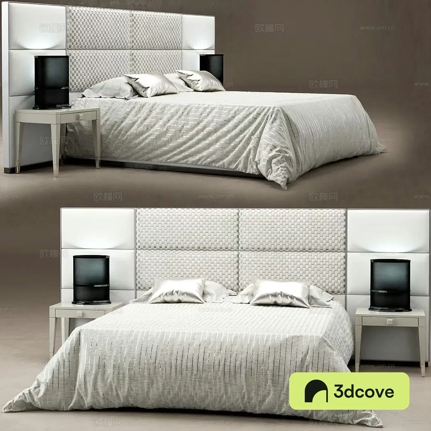 Modern double bed