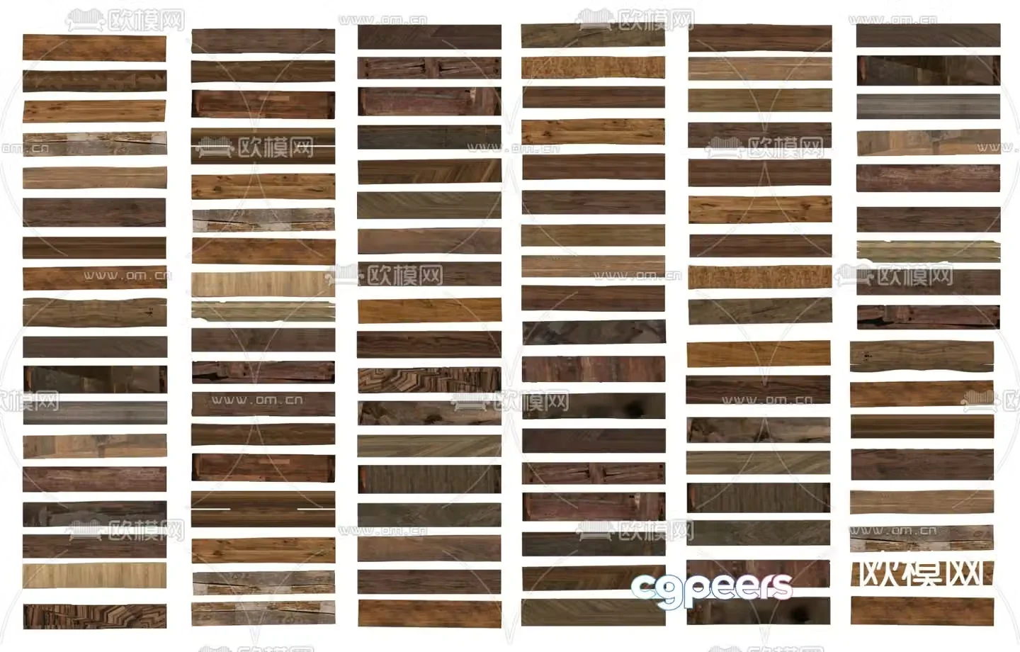 old plank old wood wood pile wood pile 3d model