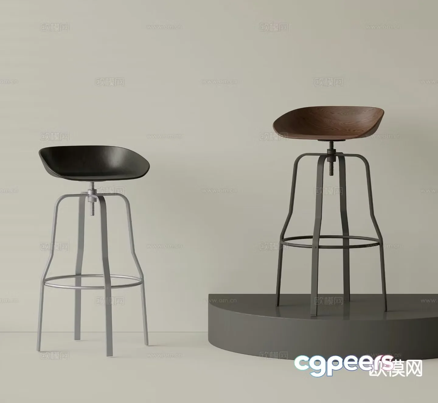Modern bar stool bar stool bar stool 3d model