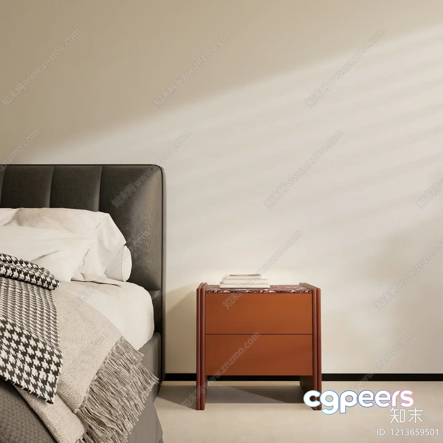Cozy Bedroom 3D Model – 23460 – VRAY Render