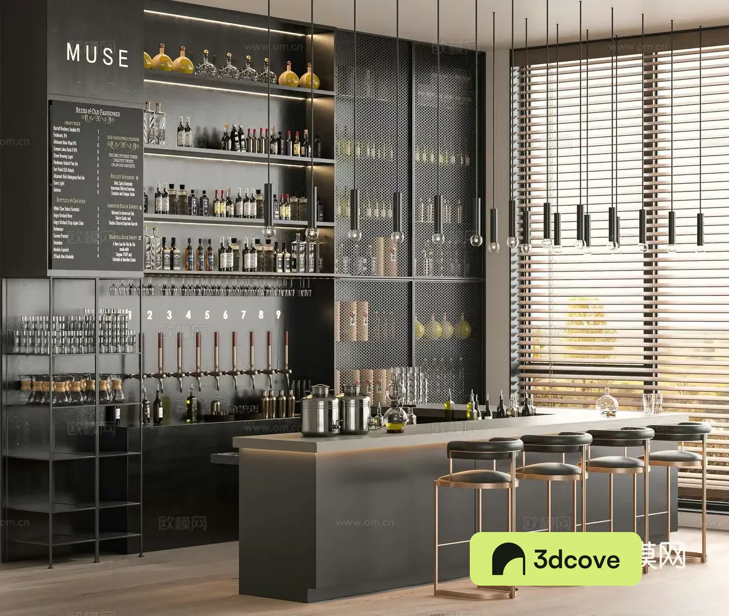 Modern bar