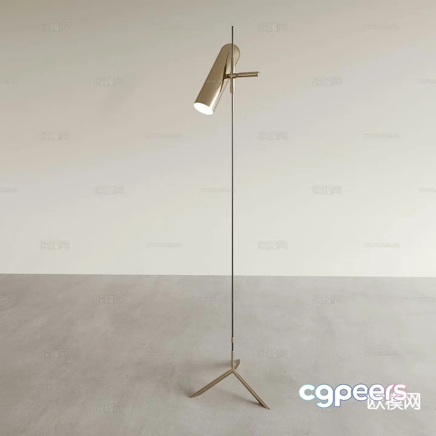 Light luxury floor lamp 3D model