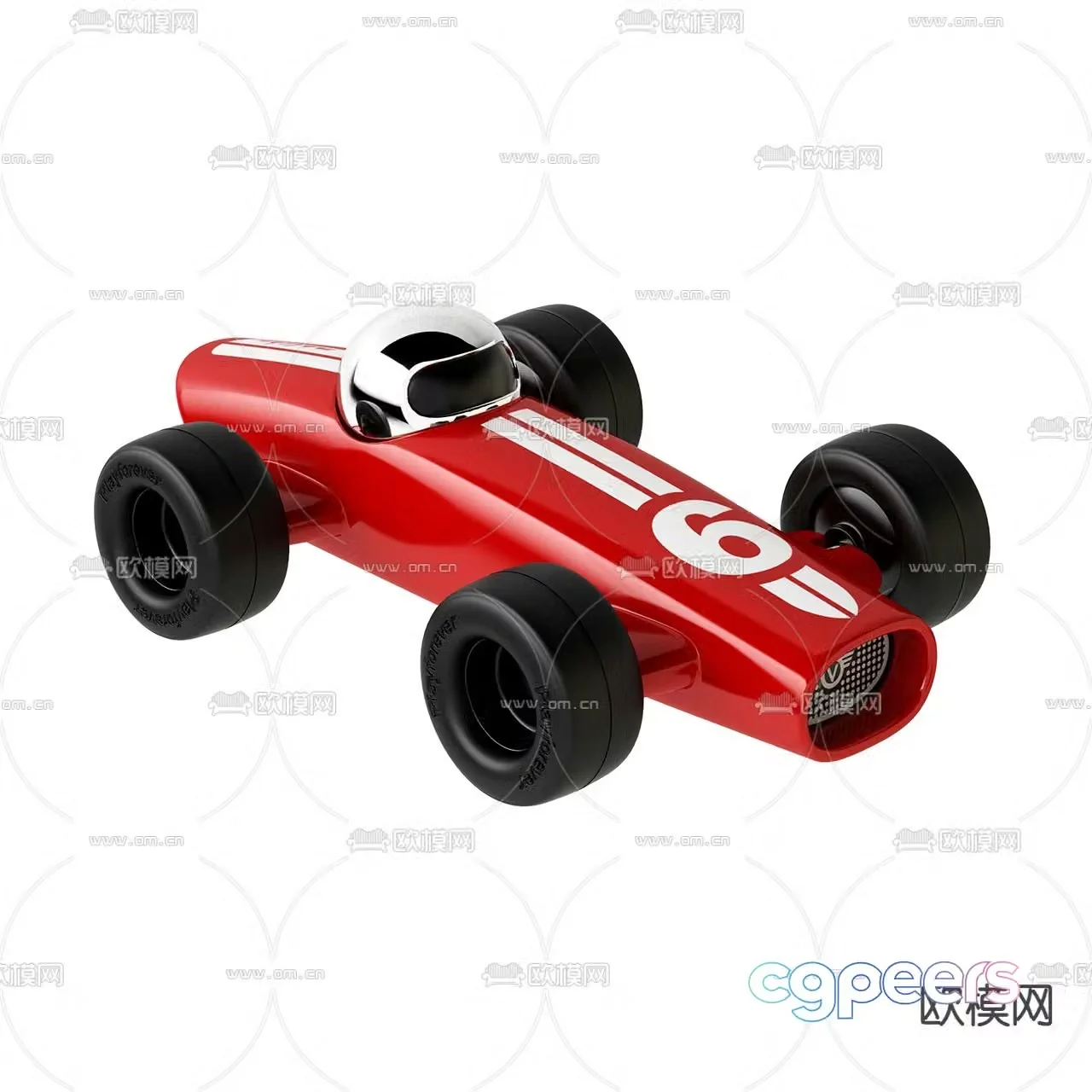 Modern children’s toy car 3d model