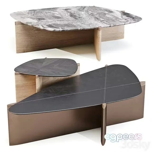 3ds Max Free – Giorgetti Griffe – Coffee and Side Tables