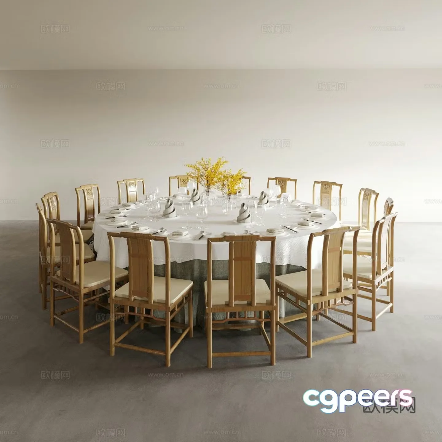 Dining table and chairs living and dining table and chairs dining table and chairs wine table and chair combination round wine table and chair 3D model