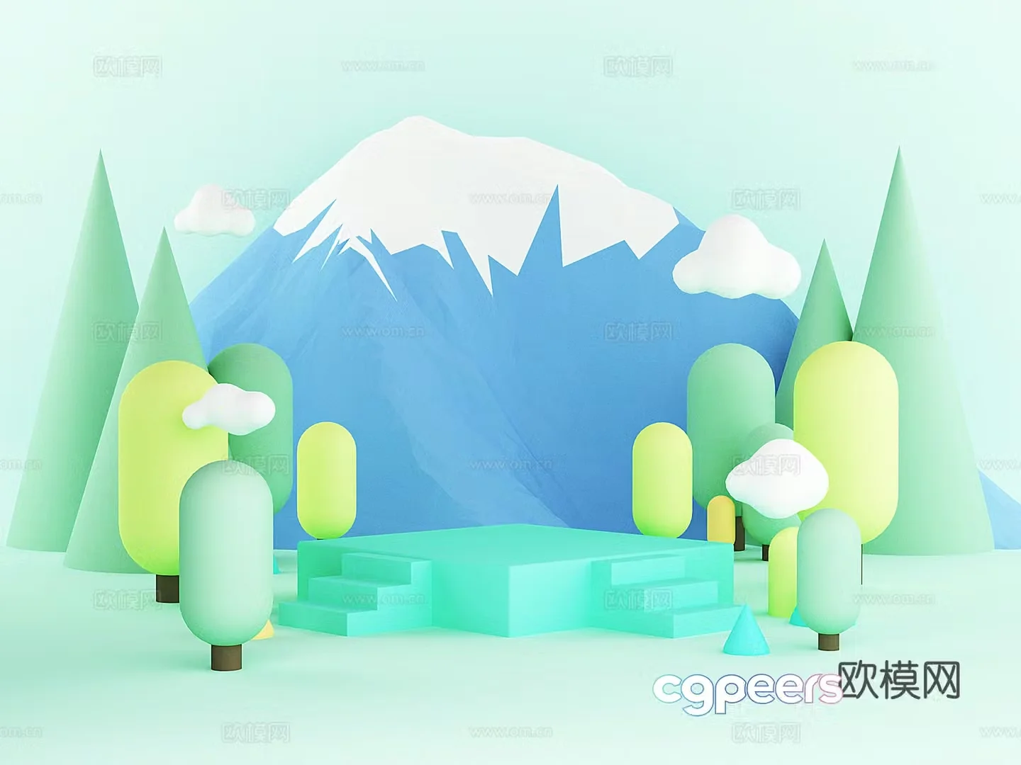 Furniture E-commerce Scene 3D Model