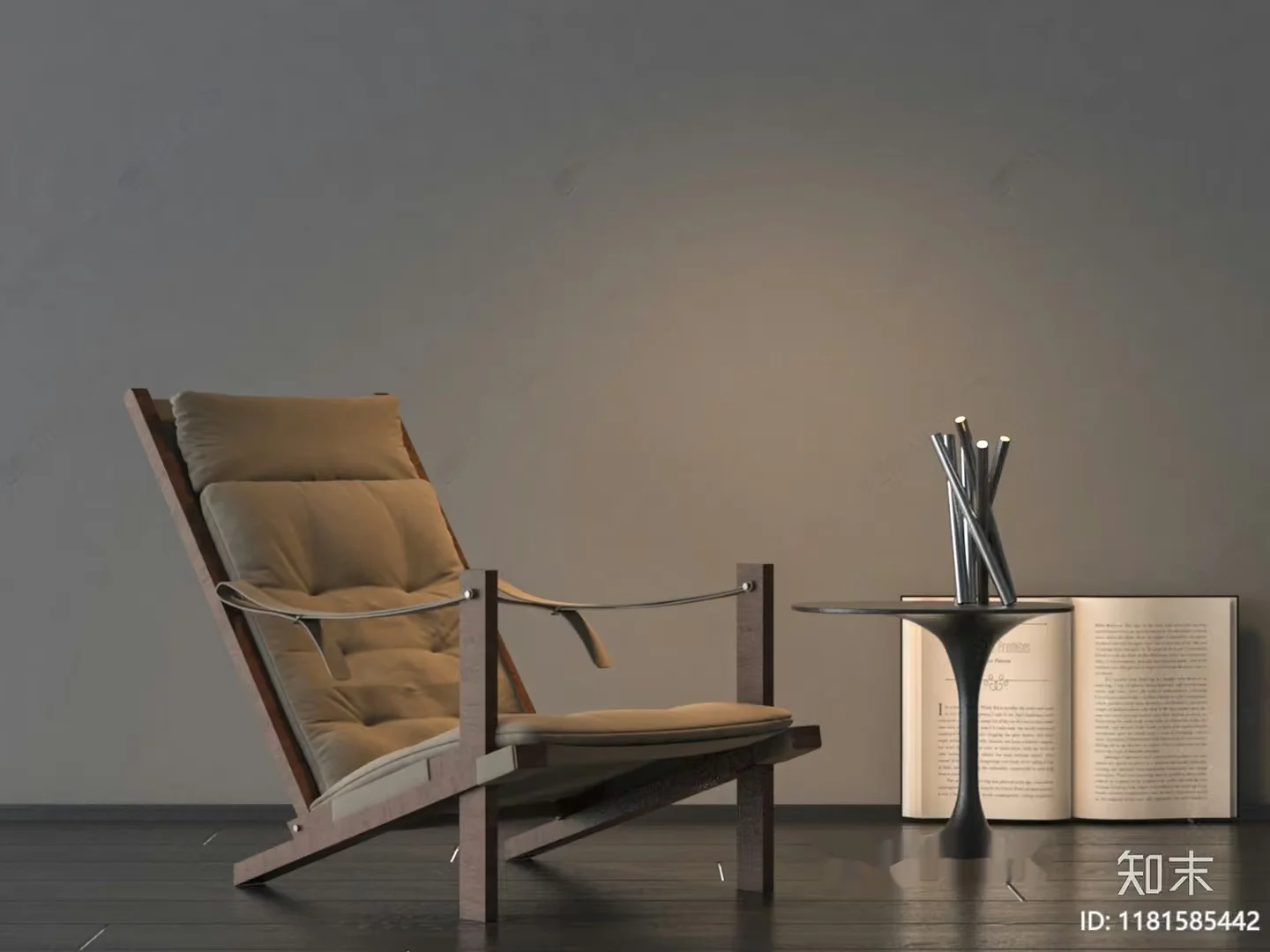 Modern Minimalist Room 3D Model – 11877 – VRAY Render