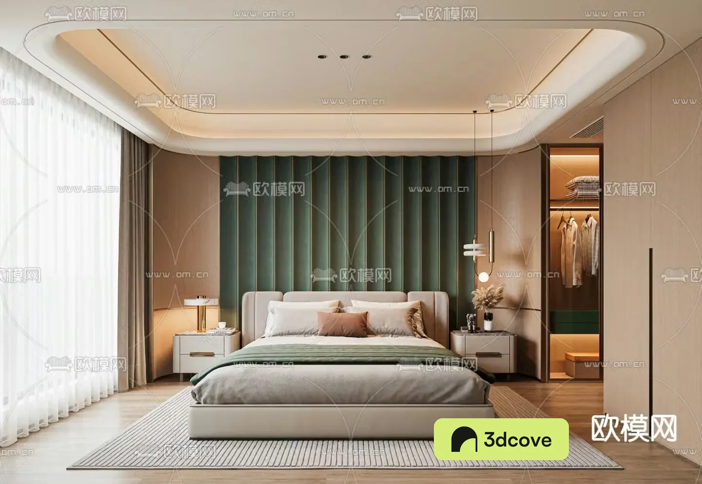 Modern bedroom master room