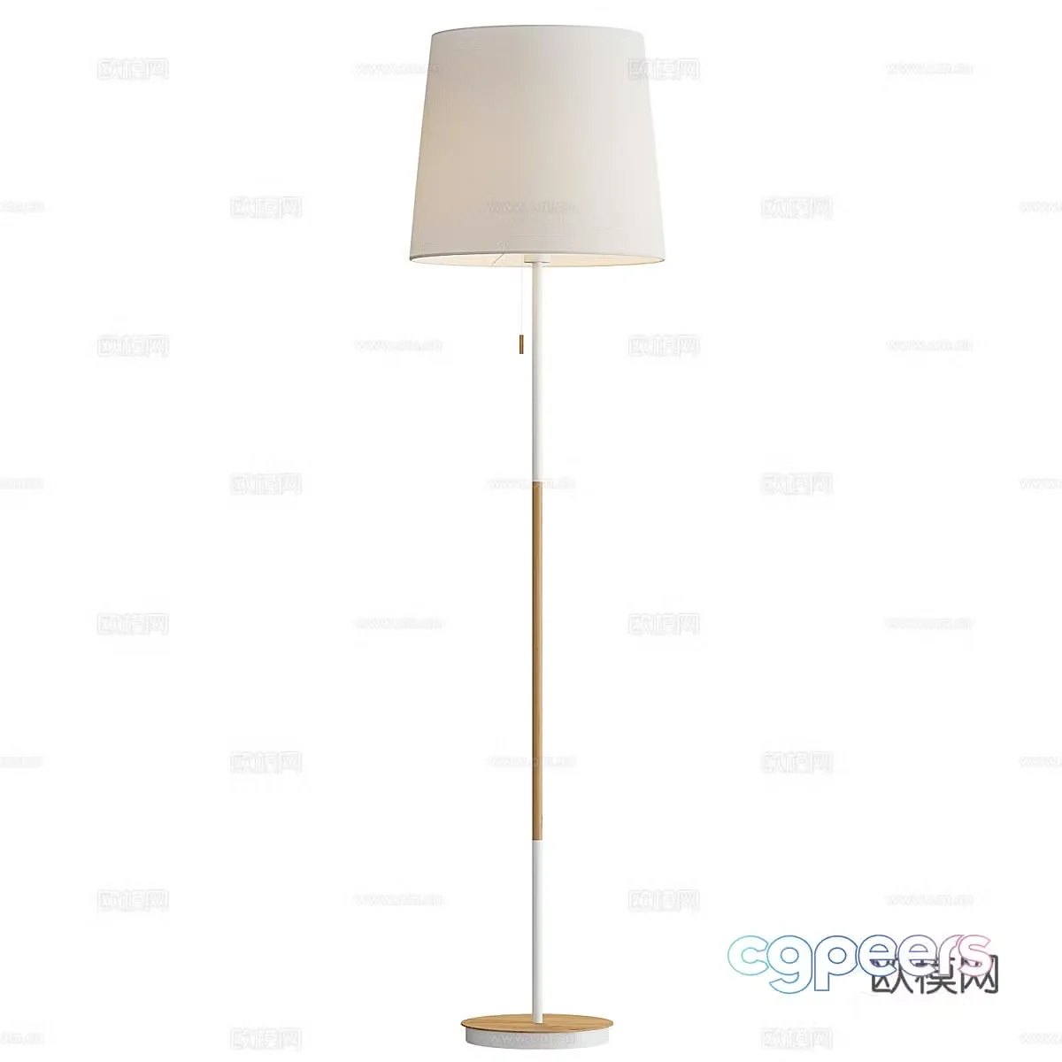 Paper floor lamp Art floor lamp B&B floor lamp Outdoor floor lamp Garden floor lamp 3D model