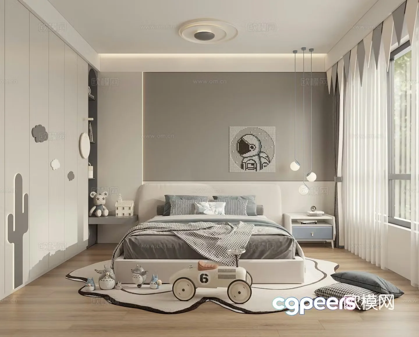 Boy’s room 3d model